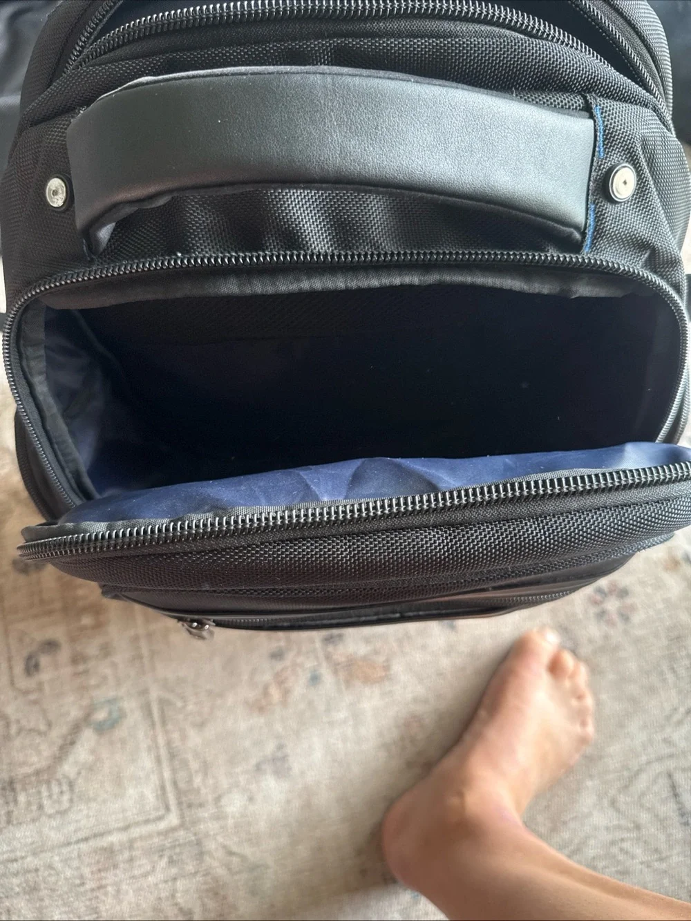Heritage Black Men's Tech Laptop Backpack